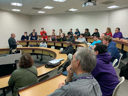 The ECU PPSE RED project team organized seminars were well attended by students.